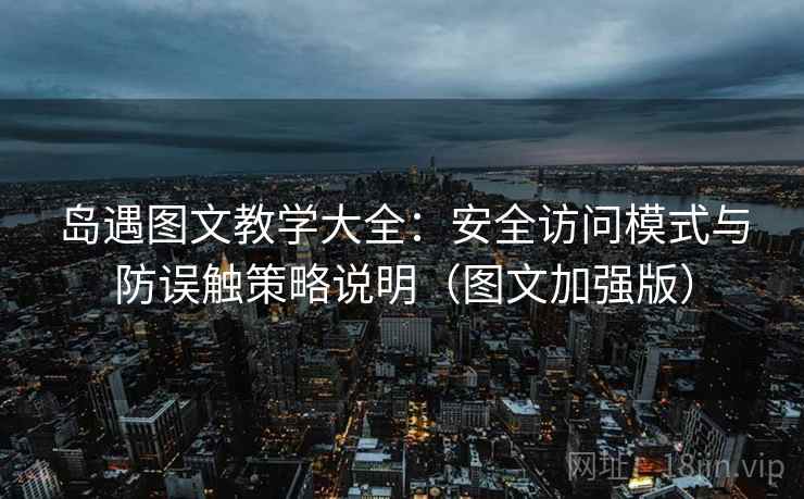 岛遇图文教学大全：安全访问模式与防误触策略说明（图文加强版）  第2张