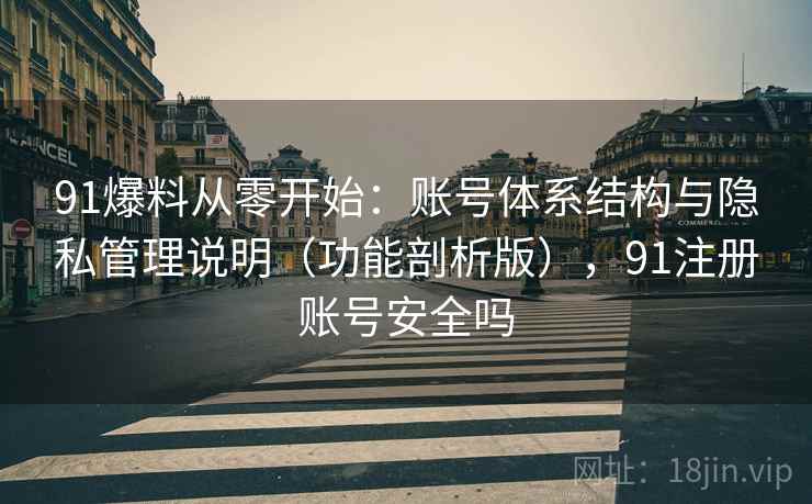 91爆料从零开始:账号体系结构与隐私管理说明(功能剖析版),91注册账号安全吗