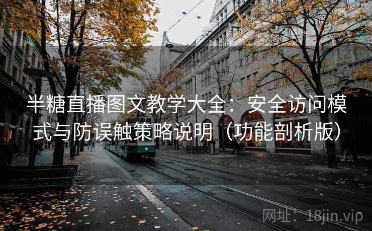 半糖直播图文教学大全:安全访问模式与防误触策略说明(功能剖析版)