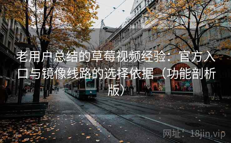老用户总结的草莓视频经验：官方入口与镜像线路的选择依据（功能剖析版）