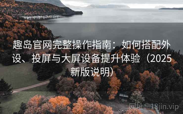 趣岛官网完整操作指南：如何搭配外设、投屏与大屏设备提升体验（2025新版说明）