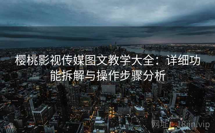 樱桃影视传媒图文教学大全：详细功能拆解与操作步骤分析
