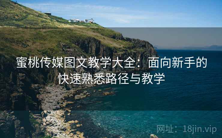 蜜桃传媒图文教学大全：面向新手的快速熟悉路径与教学  第1张