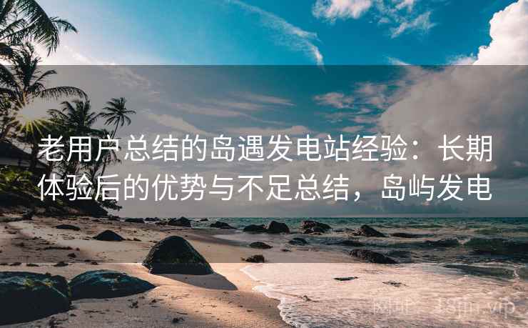 老用户总结的岛遇发电站经验：长期体验后的优势与不足总结，岛屿发电
