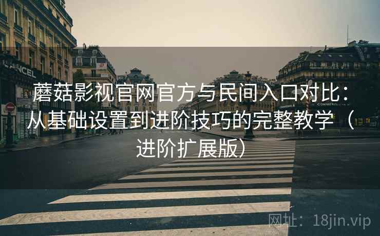 蘑菇影视官网官方与民间入口对比：从基础设置到进阶技巧的完整教学（进阶扩展版）